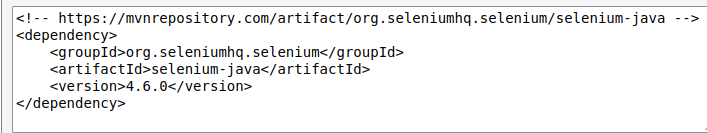 selenium Test Automation project using Java